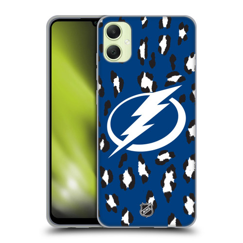 NHL Tampa Bay Lightning Leopard Patten Soft Gel Case for Samsung Galaxy A05