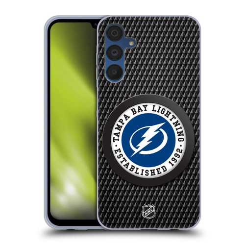 NHL Tampa Bay Lightning Puck Texture Soft Gel Case for Samsung Galaxy A15