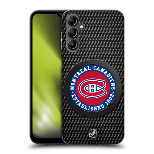 NHL Montreal Canadiens Puck Texture Soft Gel Case for Samsung Galaxy M14 5G