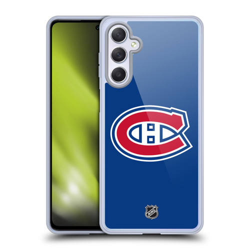 NHL Montreal Canadiens Plain Soft Gel Case for Samsung Galaxy M54 5G