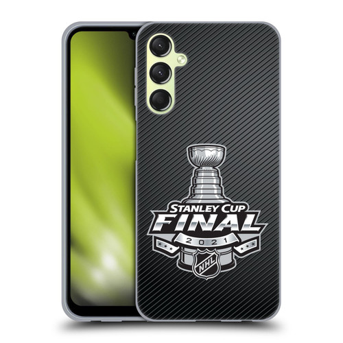 NHL 2021 Stanley Cup Final Stripes Soft Gel Case for Samsung Galaxy A24 4G / Galaxy M34 5G