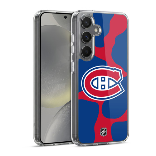 NHL Montreal Canadiens Cow Pattern Soft Gel Case for Samsung Galaxy S24 5G