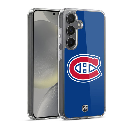 NHL Montreal Canadiens Plain Soft Gel Case for Samsung Galaxy S24 5G