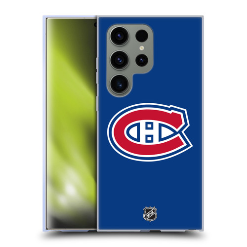 NHL Montreal Canadiens Plain Soft Gel Case for Samsung Galaxy S24 Ultra 5G