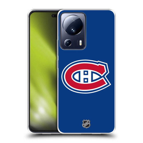 NHL Montreal Canadiens Plain Soft Gel Case for Xiaomi 13 Lite 5G