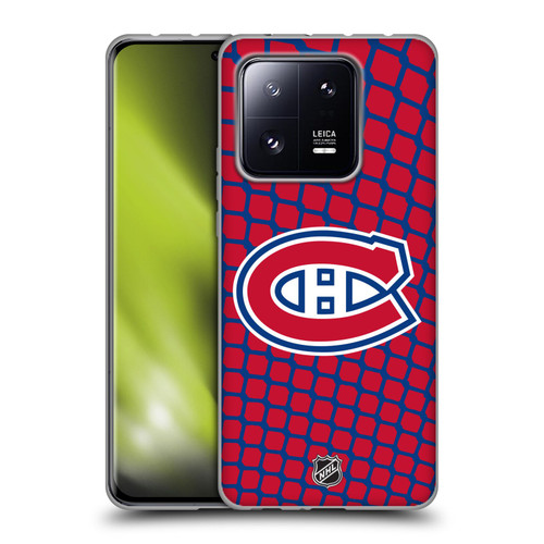 NHL Montreal Canadiens Net Pattern Soft Gel Case for Xiaomi 13 Pro 5G