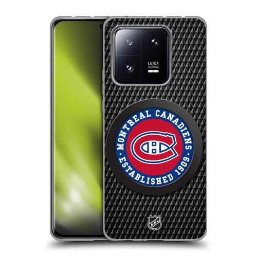 NHL Montreal Canadiens Puck Texture Soft Gel Case for Xiaomi 13 Pro 5G