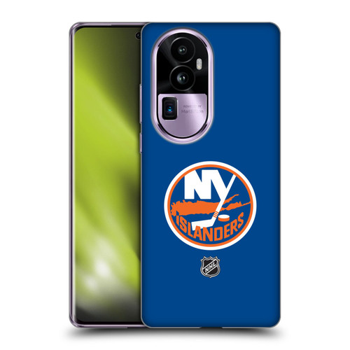 NHL New York Islanders Plain Soft Gel Case for OPPO Reno10 Pro+