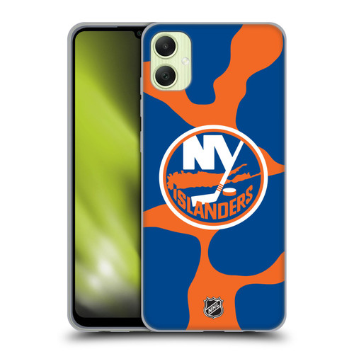 NHL New York Islanders Cow Pattern Soft Gel Case for Samsung Galaxy A05