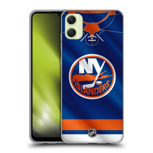 NHL New York Islanders Jersey Soft Gel Case for Samsung Galaxy A05