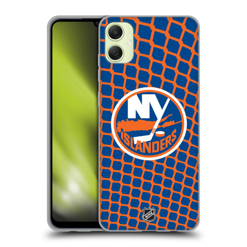 NHL New York Islanders Net Pattern Soft Gel Case for Samsung Galaxy A05
