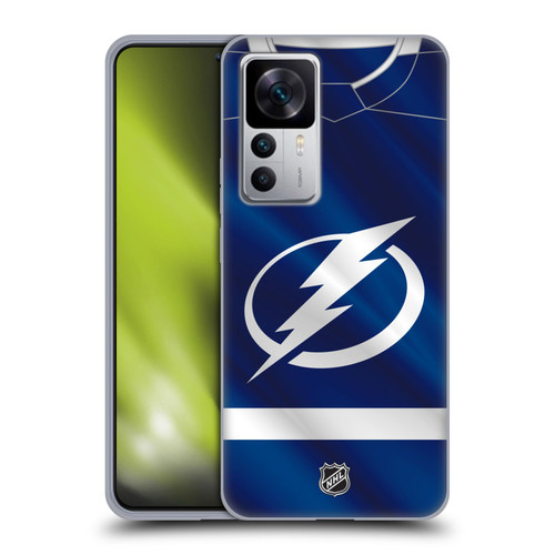 NHL Tampa Bay Lightning Jersey Soft Gel Case for Xiaomi 12T 5G / 12T Pro 5G / Redmi K50 Ultra 5G