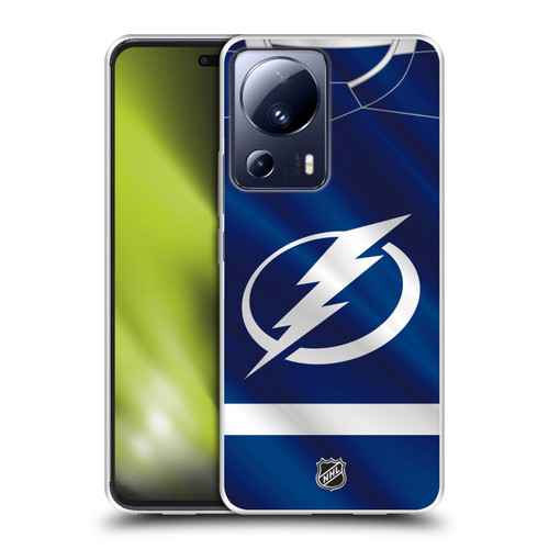 NHL Tampa Bay Lightning Jersey Soft Gel Case for Xiaomi 13 Lite 5G