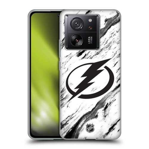 NHL Tampa Bay Lightning Marble Soft Gel Case for Xiaomi 13T 5G / 13T Pro 5G