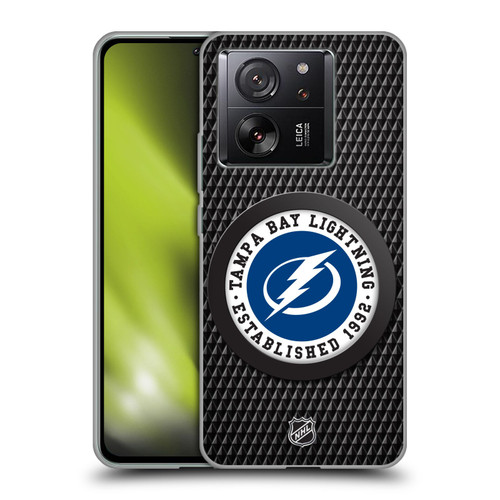 NHL Tampa Bay Lightning Puck Texture Soft Gel Case for Xiaomi 13T 5G / 13T Pro 5G