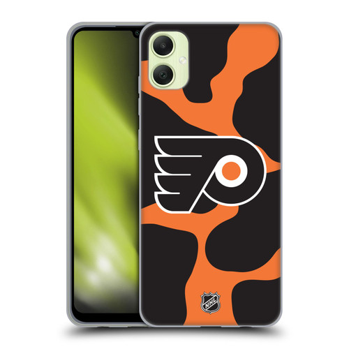 NHL Philadelphia Flyers Cow Pattern Soft Gel Case for Samsung Galaxy A05