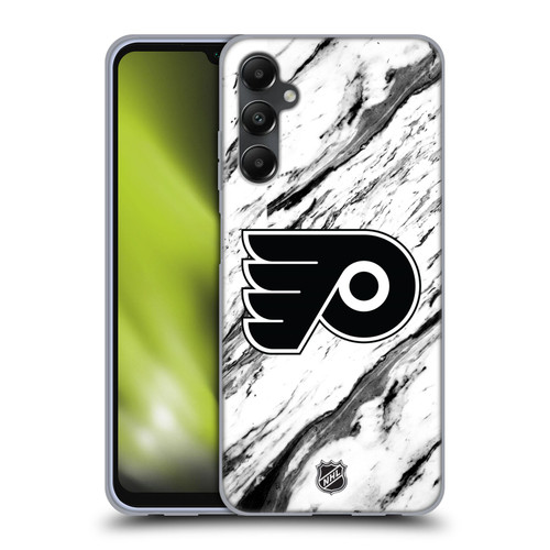 NHL Philadelphia Flyers Marble Soft Gel Case for Samsung Galaxy A05s
