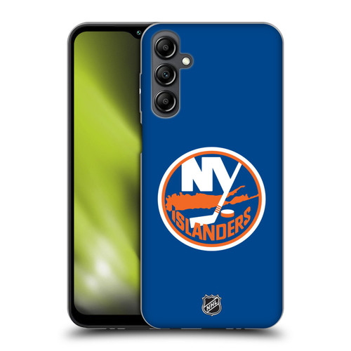 NHL New York Islanders Plain Soft Gel Case for Samsung Galaxy M14 5G