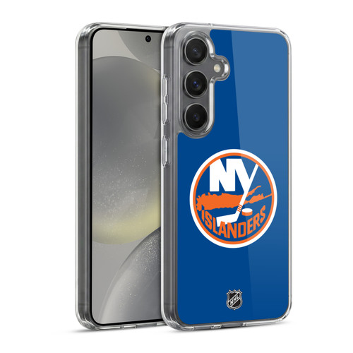 NHL New York Islanders Plain Soft Gel Case for Samsung Galaxy S24 5G