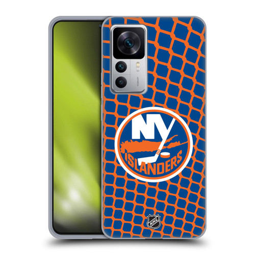 NHL New York Islanders Net Pattern Soft Gel Case for Xiaomi 12T 5G / 12T Pro 5G / Redmi K50 Ultra 5G