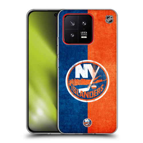 NHL New York Islanders Half Distressed Soft Gel Case for Xiaomi 13 5G