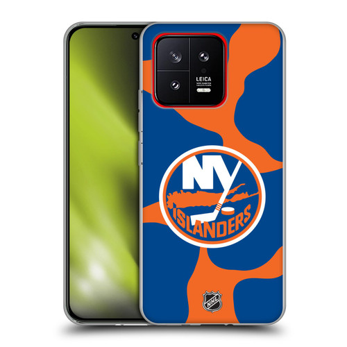 NHL New York Islanders Cow Pattern Soft Gel Case for Xiaomi 13 5G
