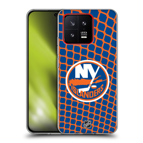 NHL New York Islanders Net Pattern Soft Gel Case for Xiaomi 13 5G