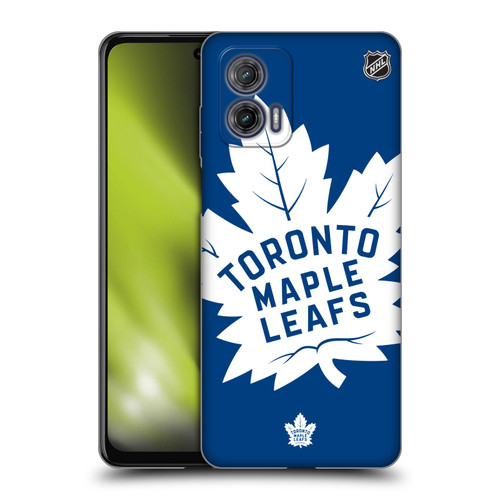 NHL Toronto Maple Leafs Oversized Soft Gel Case for Motorola Moto G73 5G
