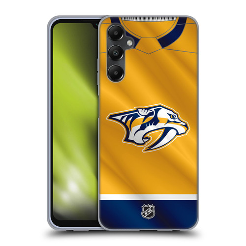 NHL Nashville Predators Jersey Soft Gel Case for Samsung Galaxy A05s