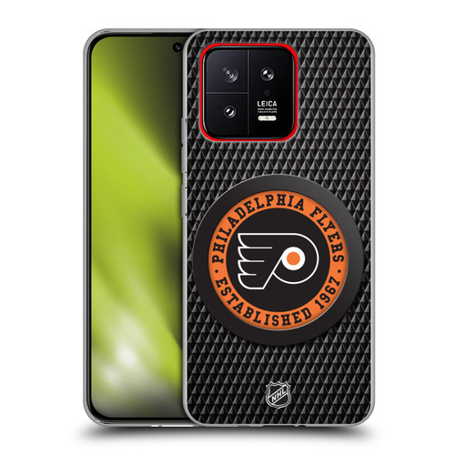 NHL Philadelphia Flyers Puck Texture Soft Gel Case for Xiaomi 13 5G