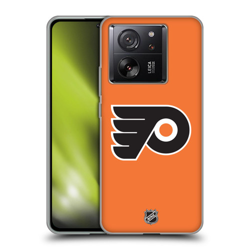 NHL Philadelphia Flyers Plain Soft Gel Case for Xiaomi 13T 5G / 13T Pro 5G