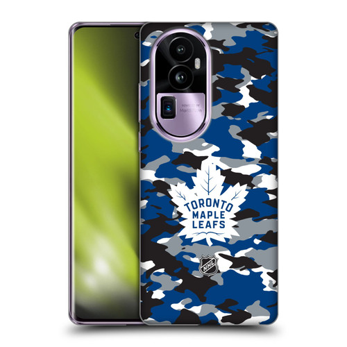 NHL Toronto Maple Leafs Camouflage Soft Gel Case for OPPO Reno10 Pro+