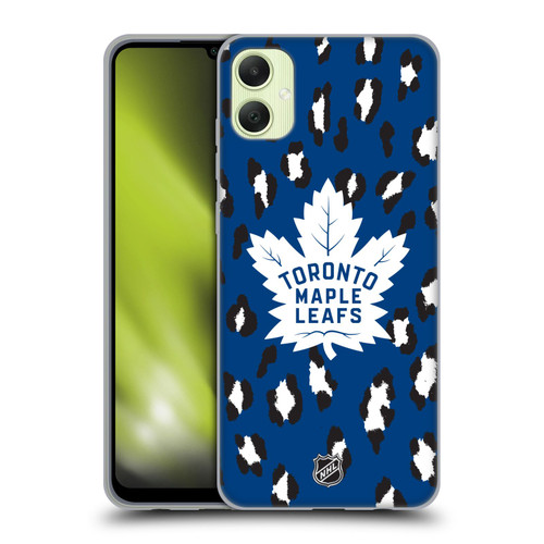 NHL Toronto Maple Leafs Leopard Patten Soft Gel Case for Samsung Galaxy A05