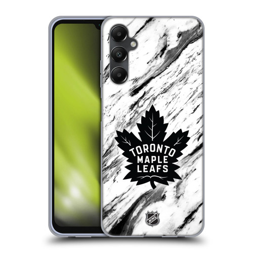 NHL Toronto Maple Leafs Marble Soft Gel Case for Samsung Galaxy A05s