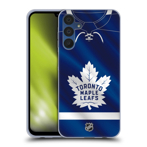 NHL Toronto Maple Leafs Jersey Soft Gel Case for Samsung Galaxy A15