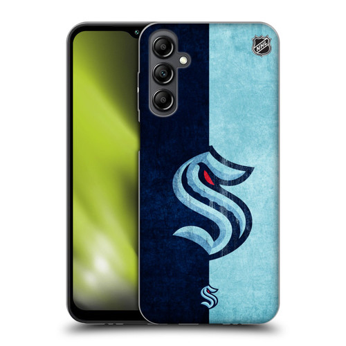 NHL Seattle Kraken Half Distressed Soft Gel Case for Samsung Galaxy M14 5G