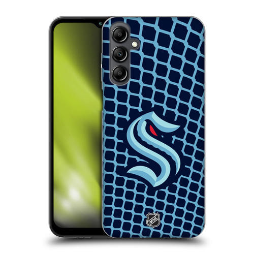 NHL Seattle Kraken Net Pattern Soft Gel Case for Samsung Galaxy M14 5G
