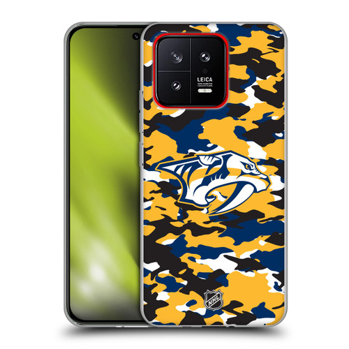 NHL Nashville Predators Camouflage Soft Gel Case for Xiaomi 13 5G