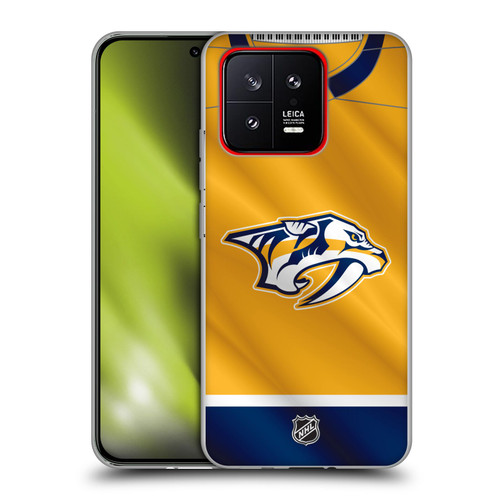 NHL Nashville Predators Jersey Soft Gel Case for Xiaomi 13 5G
