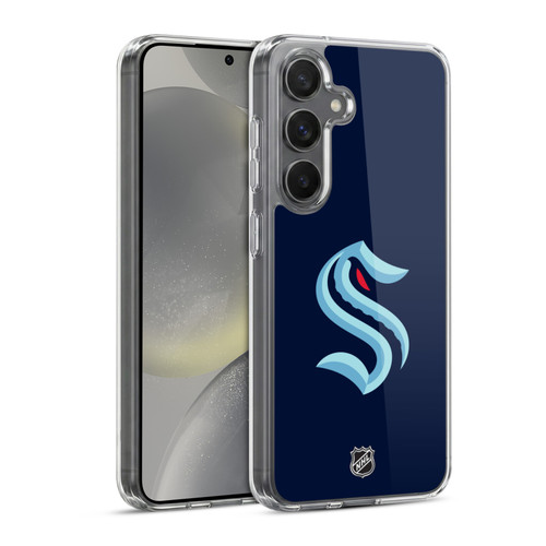 NHL Seattle Kraken Plain Soft Gel Case for Samsung Galaxy S24 5G