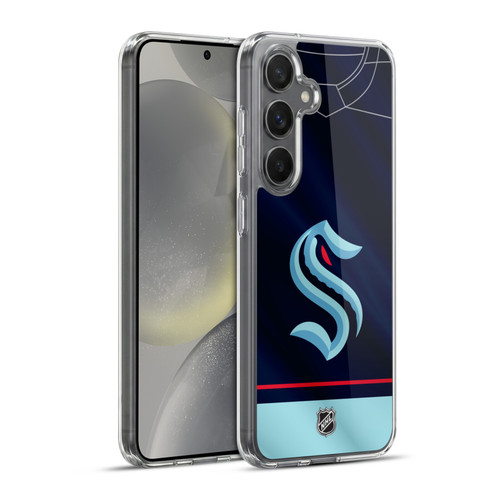 NHL Seattle Kraken Jersey Soft Gel Case for Samsung Galaxy S24+ 5G