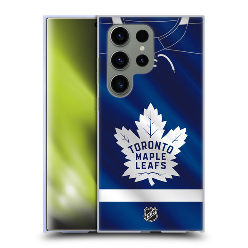NHL Toronto Maple Leafs Jersey Soft Gel Case for Samsung Galaxy S24 Ultra 5G