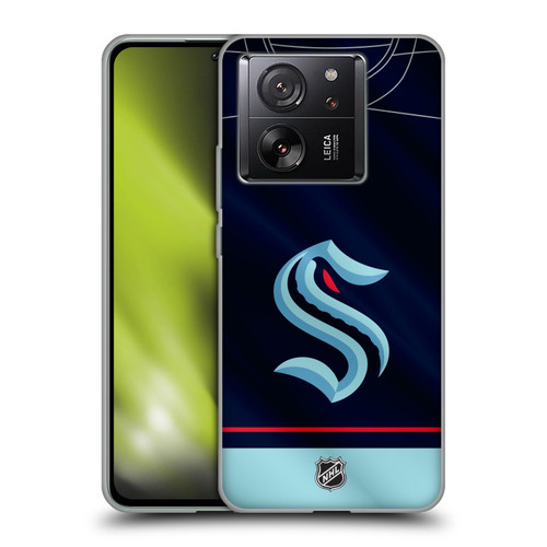 NHL Seattle Kraken Jersey Soft Gel Case for Xiaomi 13T 5G / 13T Pro 5G