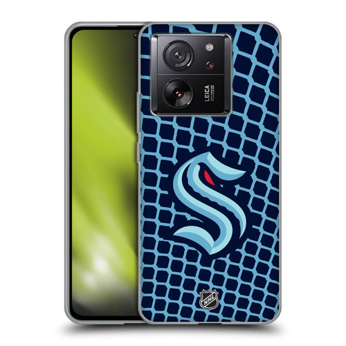 NHL Seattle Kraken Net Pattern Soft Gel Case for Xiaomi 13T 5G / 13T Pro 5G