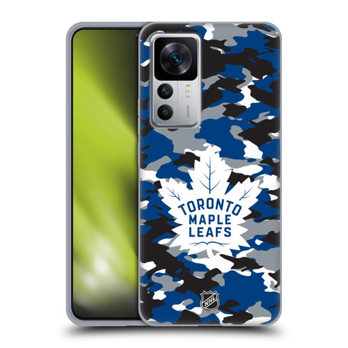 NHL Toronto Maple Leafs Camouflage Soft Gel Case for Xiaomi 12T 5G / 12T Pro 5G / Redmi K50 Ultra 5G