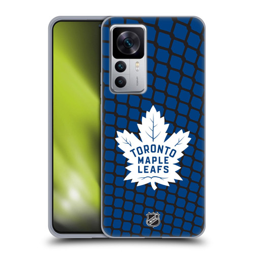 NHL Toronto Maple Leafs Net Pattern Soft Gel Case for Xiaomi 12T 5G / 12T Pro 5G / Redmi K50 Ultra 5G