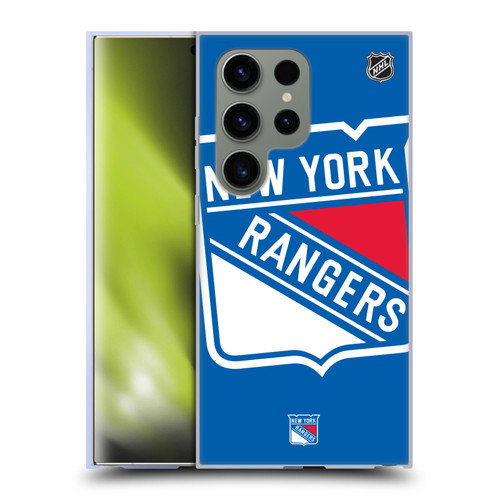 NHL New York Rangers Oversized Soft Gel Case for Samsung Galaxy S24 Ultra 5G
