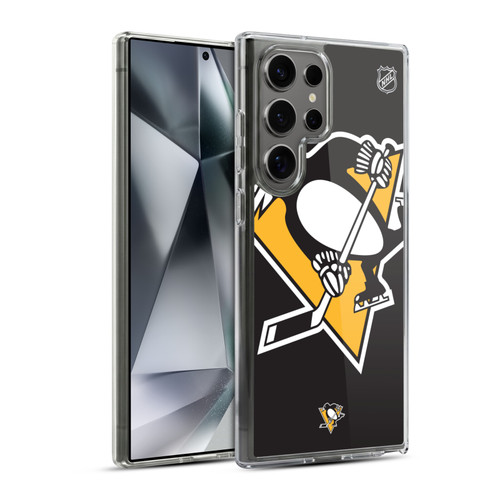 NHL Pittsburgh Penguins Oversized Soft Gel Case for Samsung Galaxy S24 Ultra 5G & MagSafe