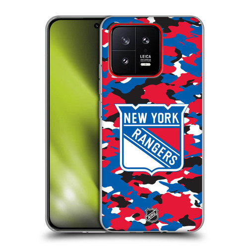 NHL New York Rangers Camouflage Soft Gel Case for Xiaomi 13 5G