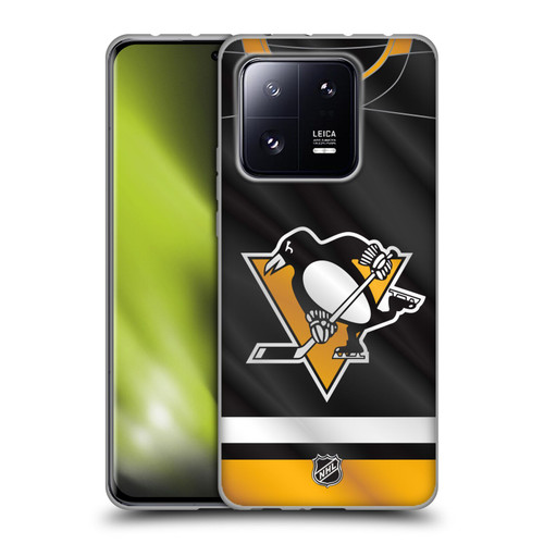 NHL Pittsburgh Penguins Jersey Soft Gel Case for Xiaomi 13 Pro 5G